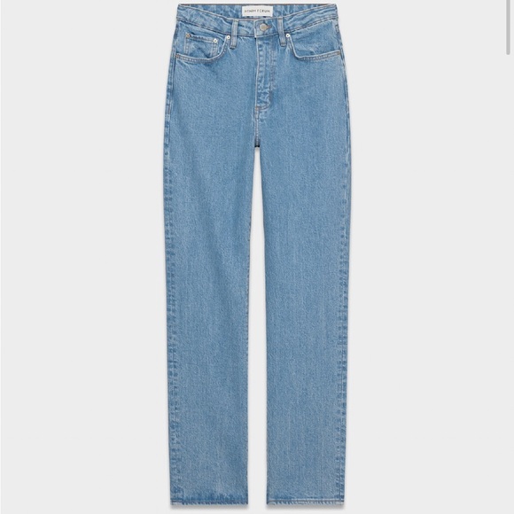 Aritzia Denim Forum Rowan Curve Fit Super Hi-Rise Straight Ankle Jean - Picture 4 of 5